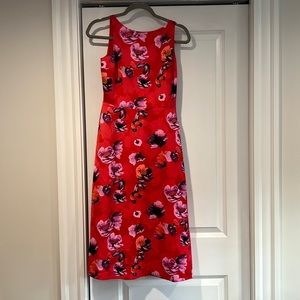 Banana Republic Red Floral Dress